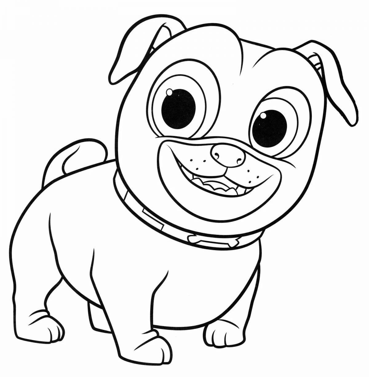 Color-spectacular bingo and roles coloring page