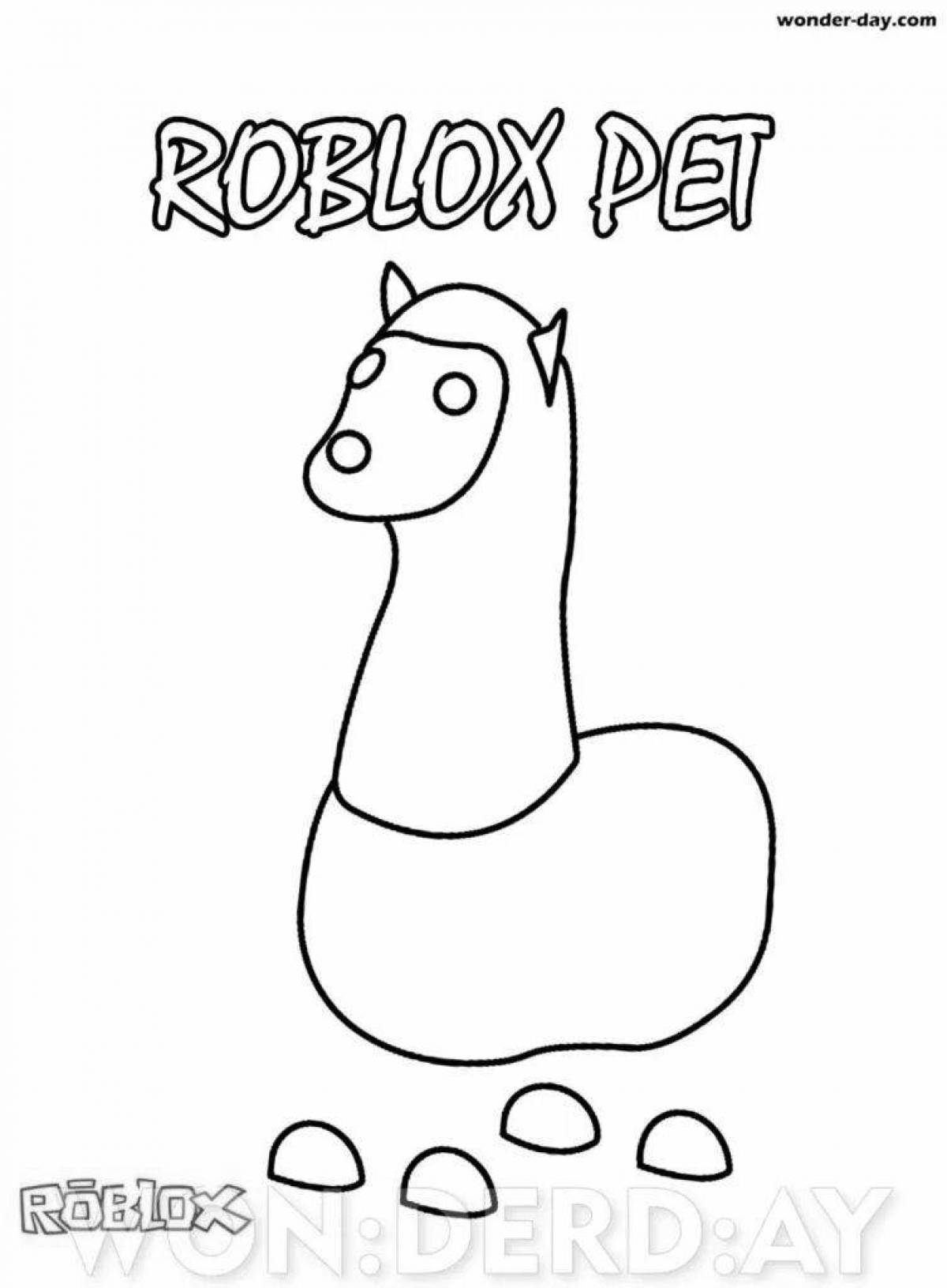 Блестящая страница раскраски adopt mi unicorn