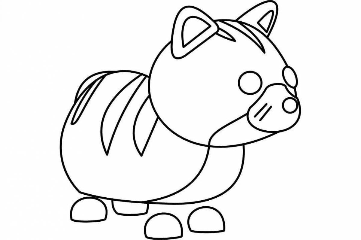 Adapt mi ​​unicorn cute coloring book