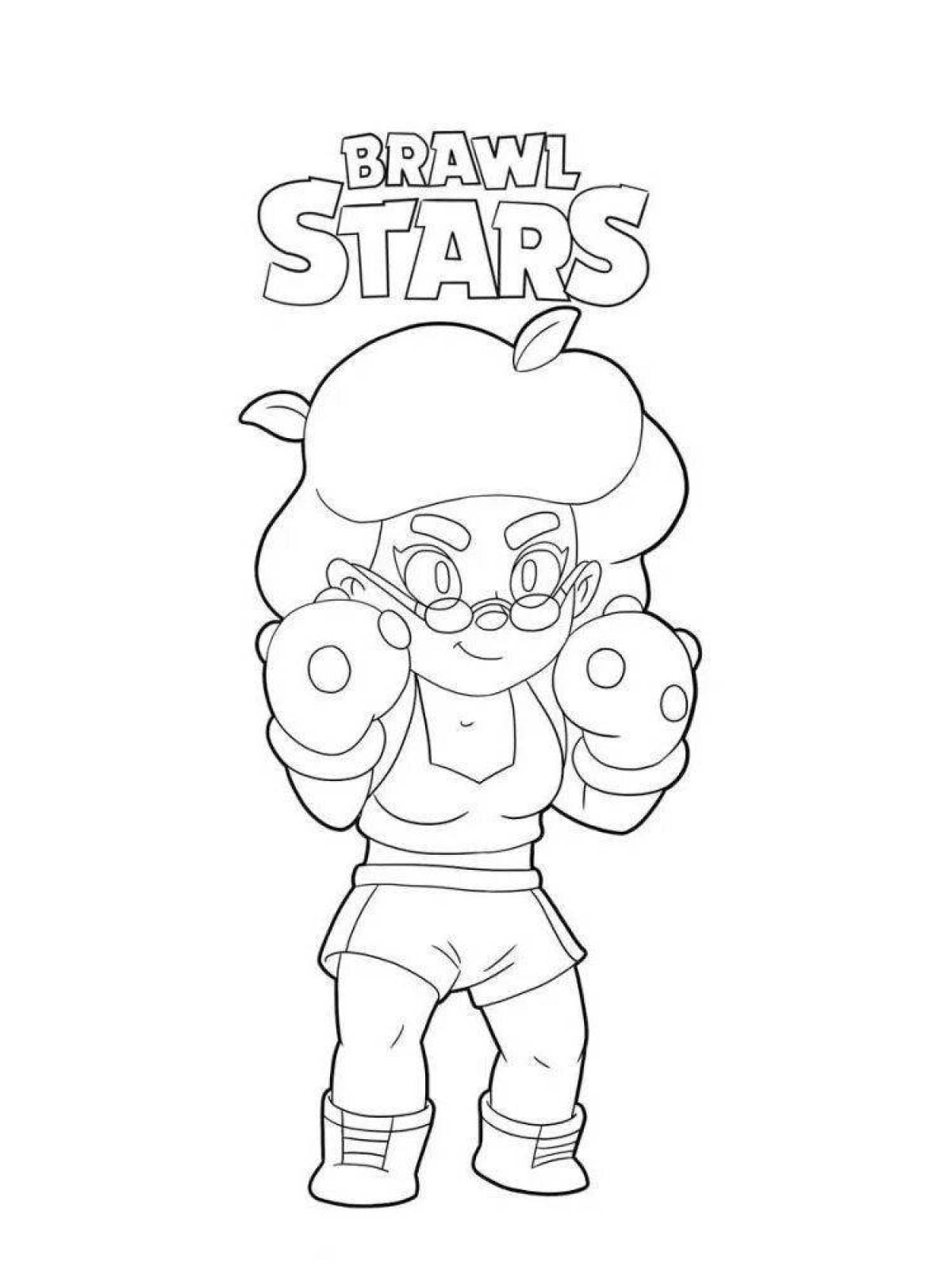 Coloring sweet bravo stars pam