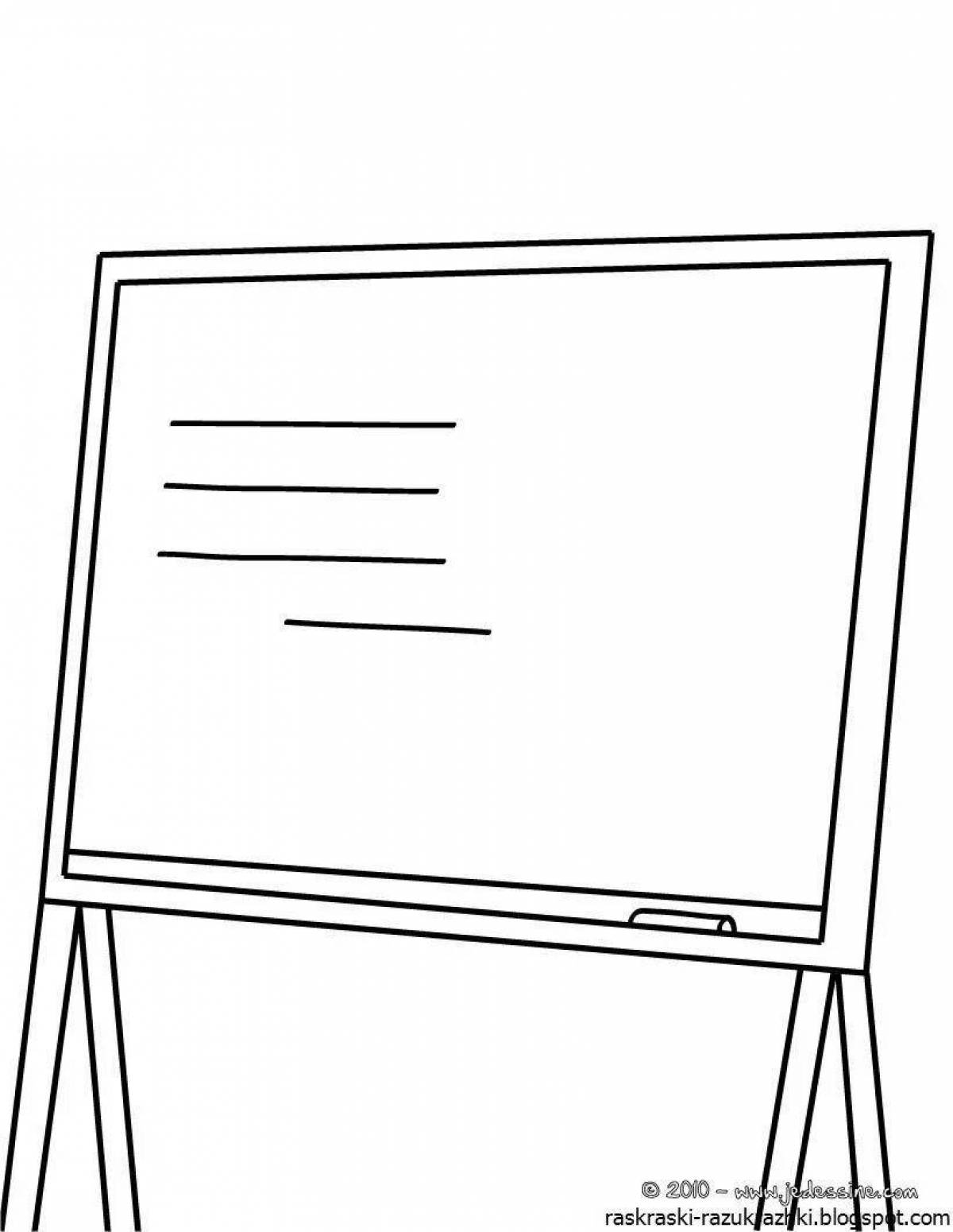 Красочная раскраска для художников