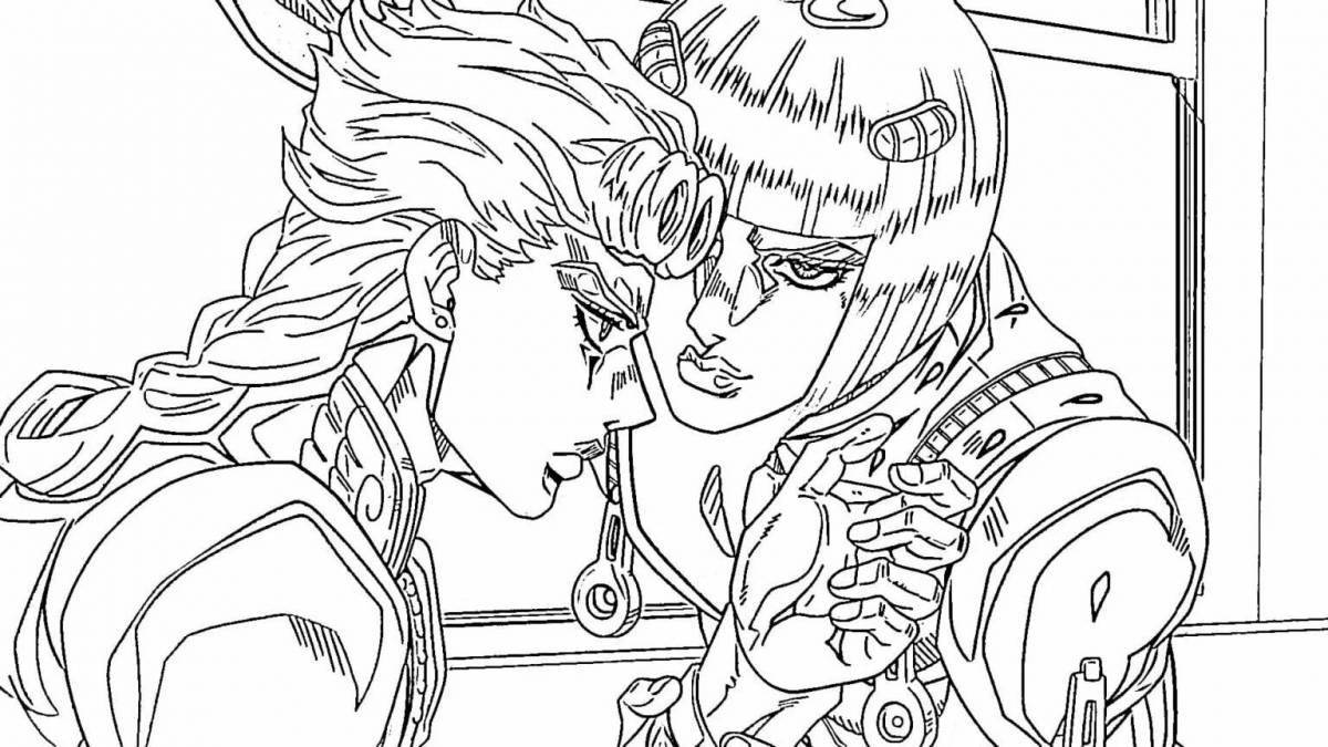 Playful coloring of the jojo world