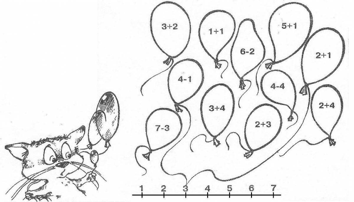 Great counting coloring book