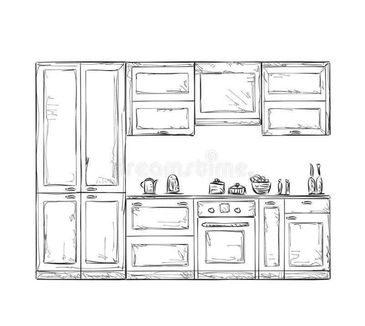 Minimalist kitchen furniture