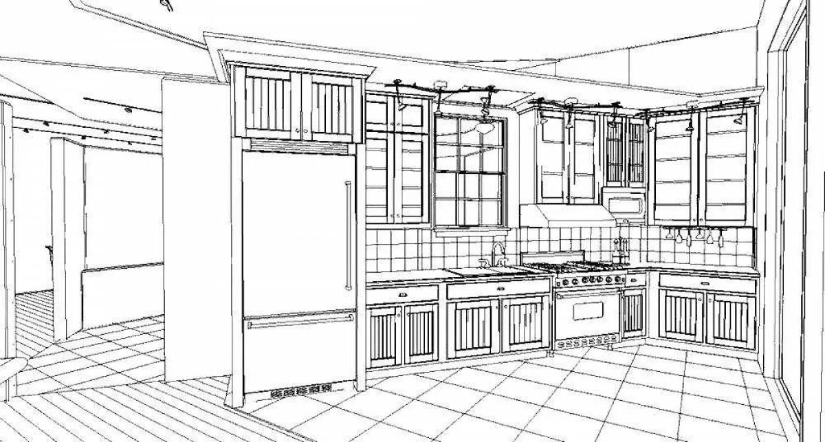 Furnished kitchen #1