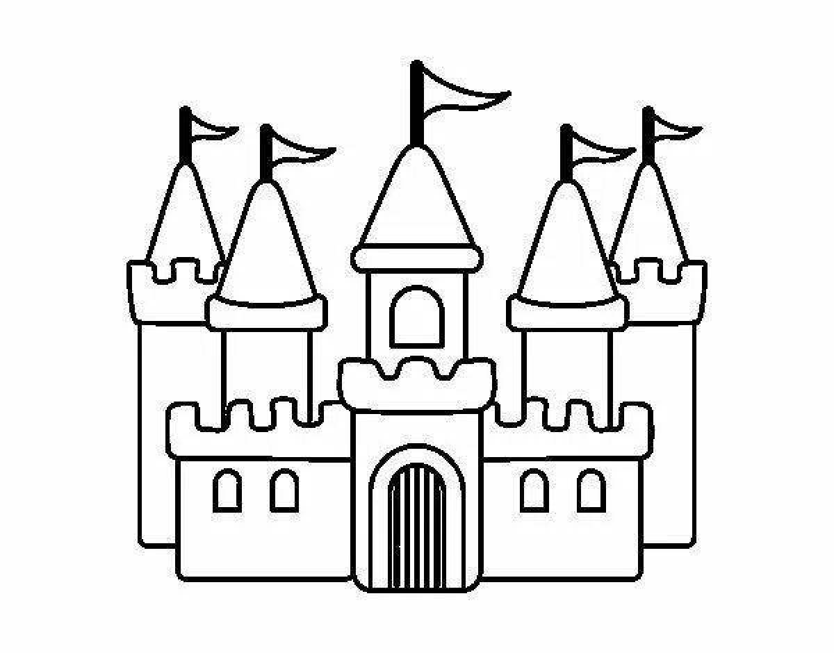Shining Fortress coloring book for kids