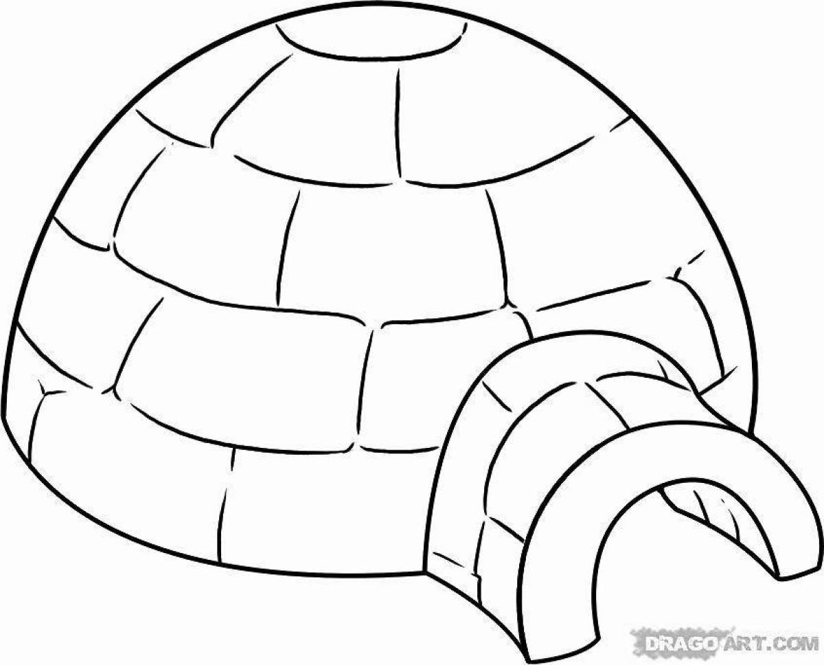 Fabulous igloo coloring book for kids