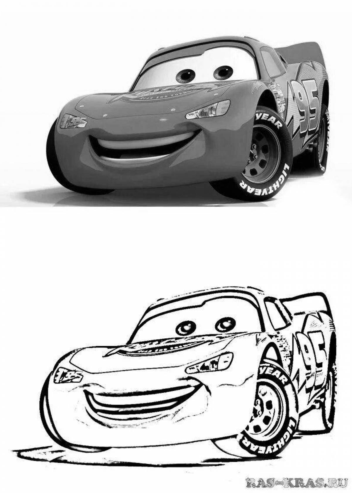 Молния маквин машинка #1