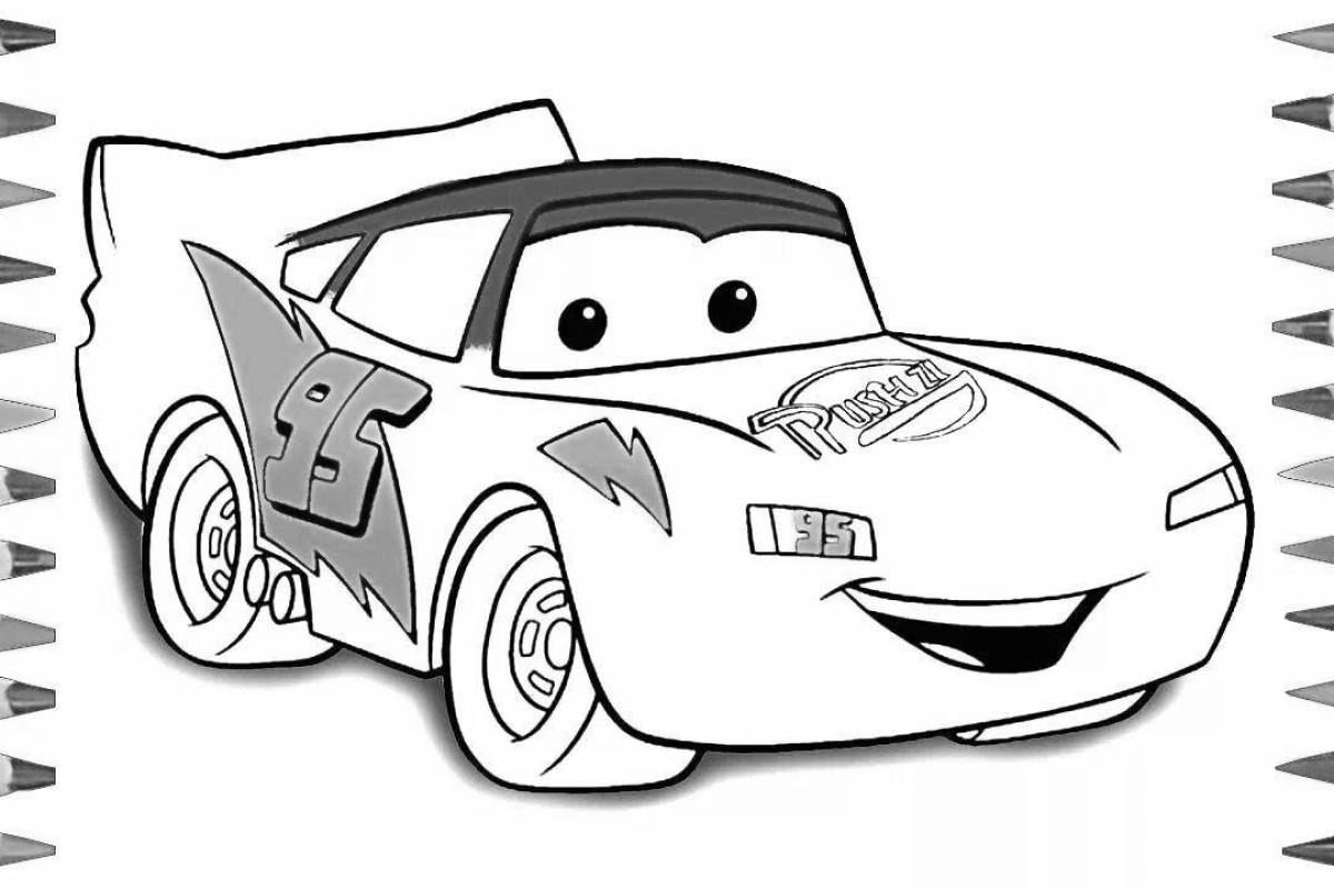 Молния маквин машинка #3