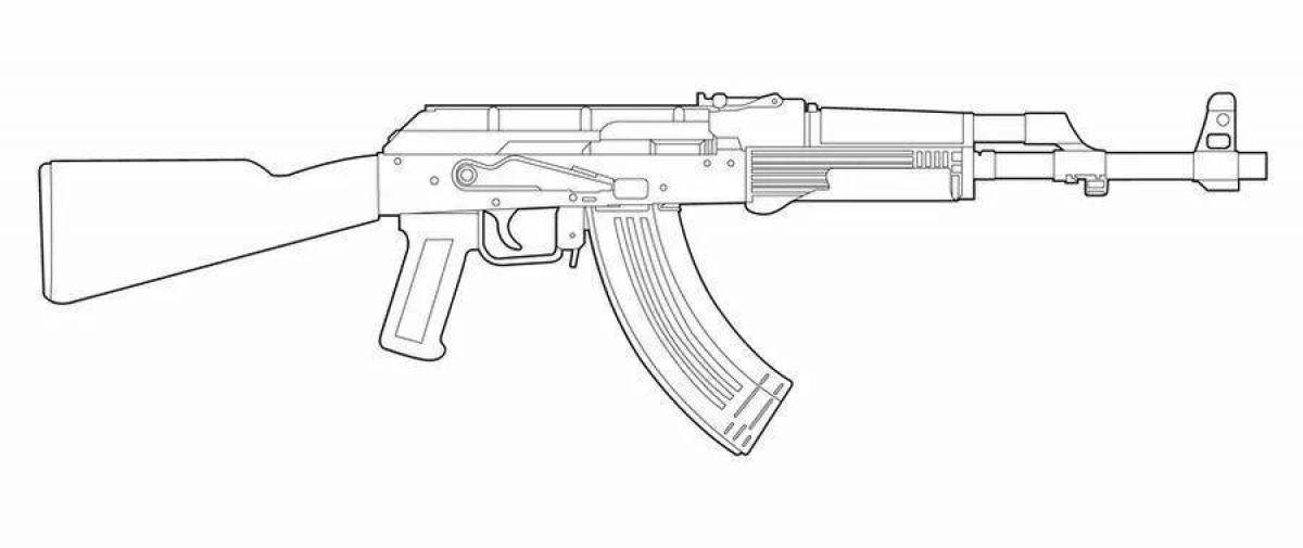 Radiant ak 47 automatic coloring