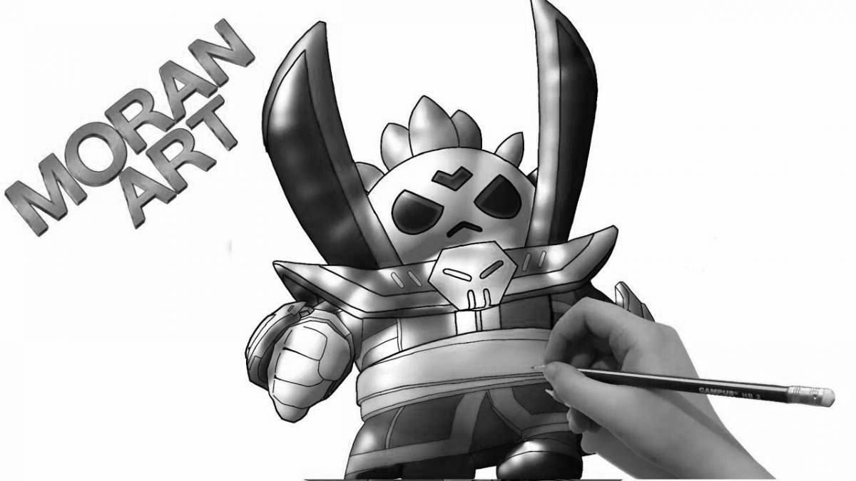 Раскраска Предчувствие раскраски спайк темный лорд