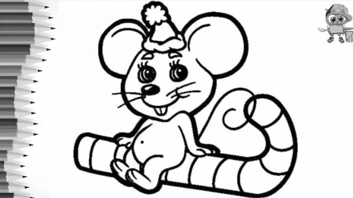 Color-packed 2 pencils dot ru coloring page