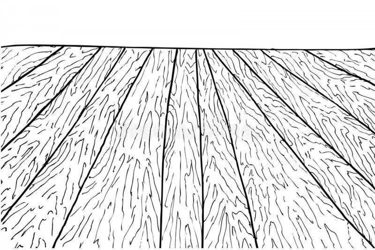 Как рисовать деревянный пол