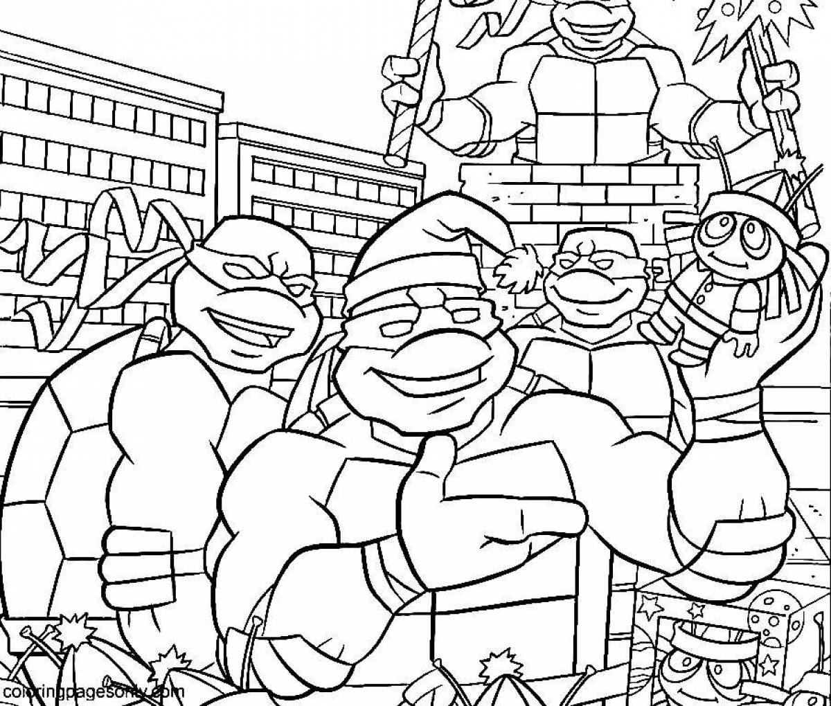 Teenage Mutant Ninja Turtles Coloring Pages