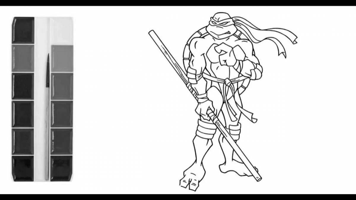 Awesome Teenage Mutant Ninja Turtles Coloring Pages