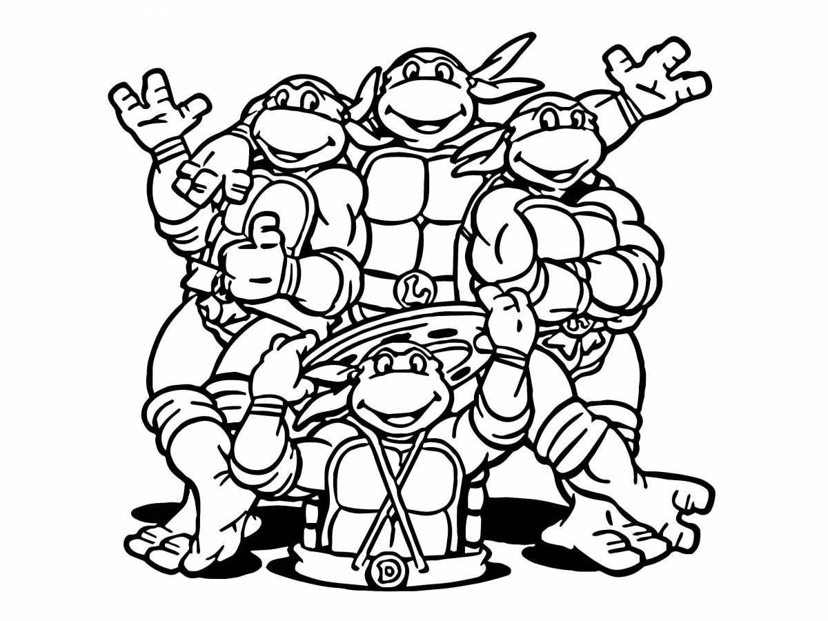 Ninja Turtle coloring page