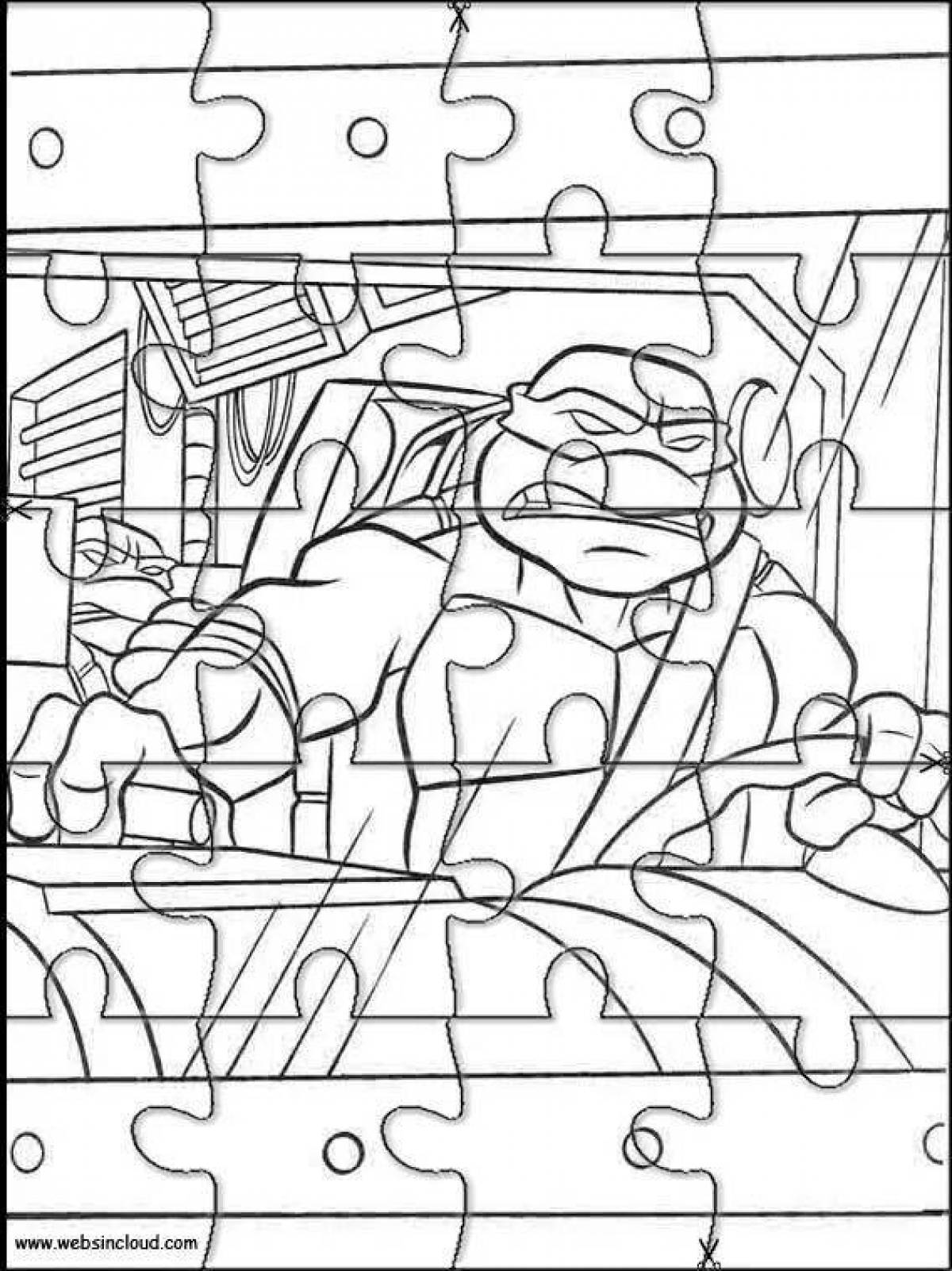 Teenage Mutant Ninja Turtles coloring book