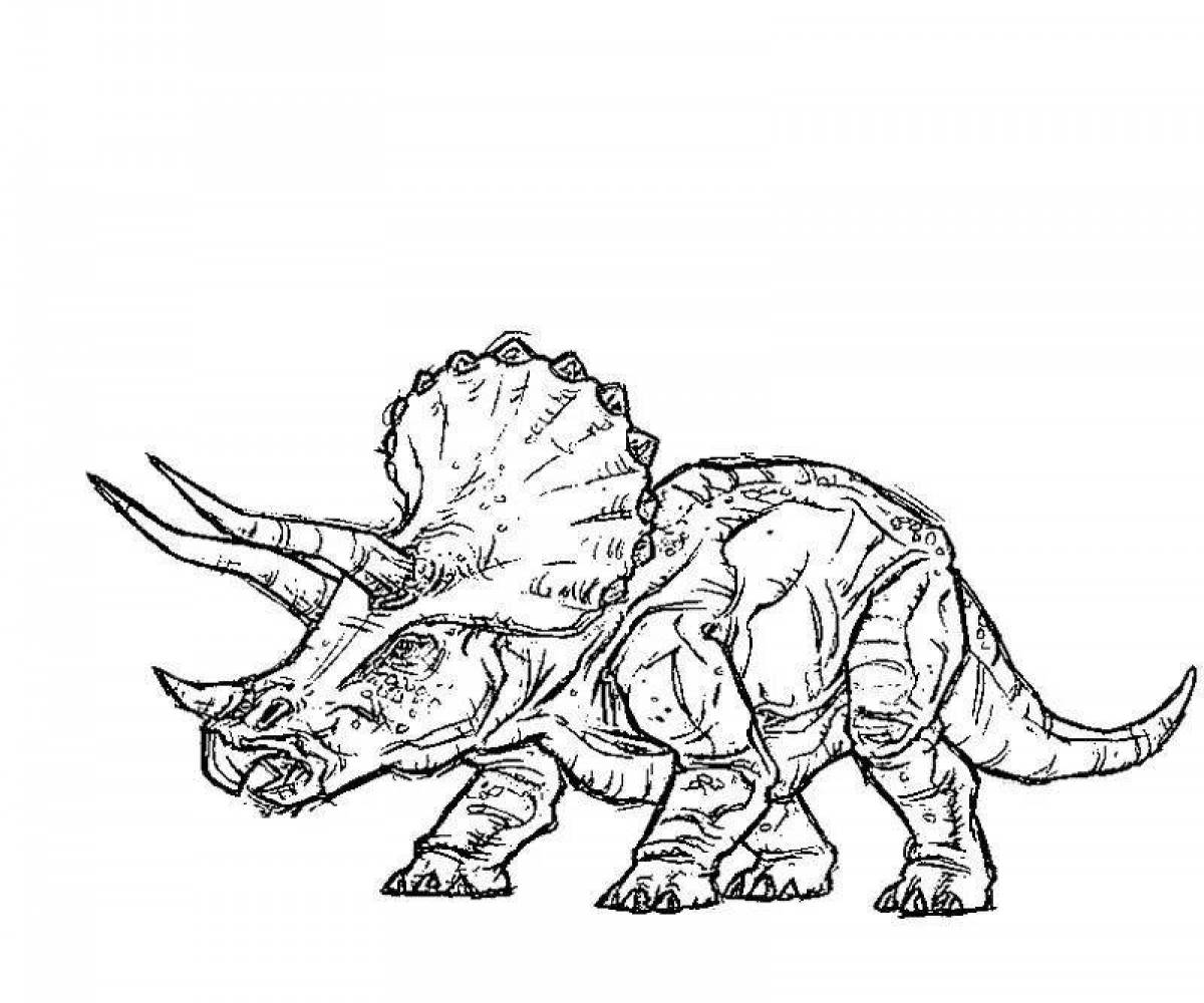 Страшная раскраска динозавры юрского периода