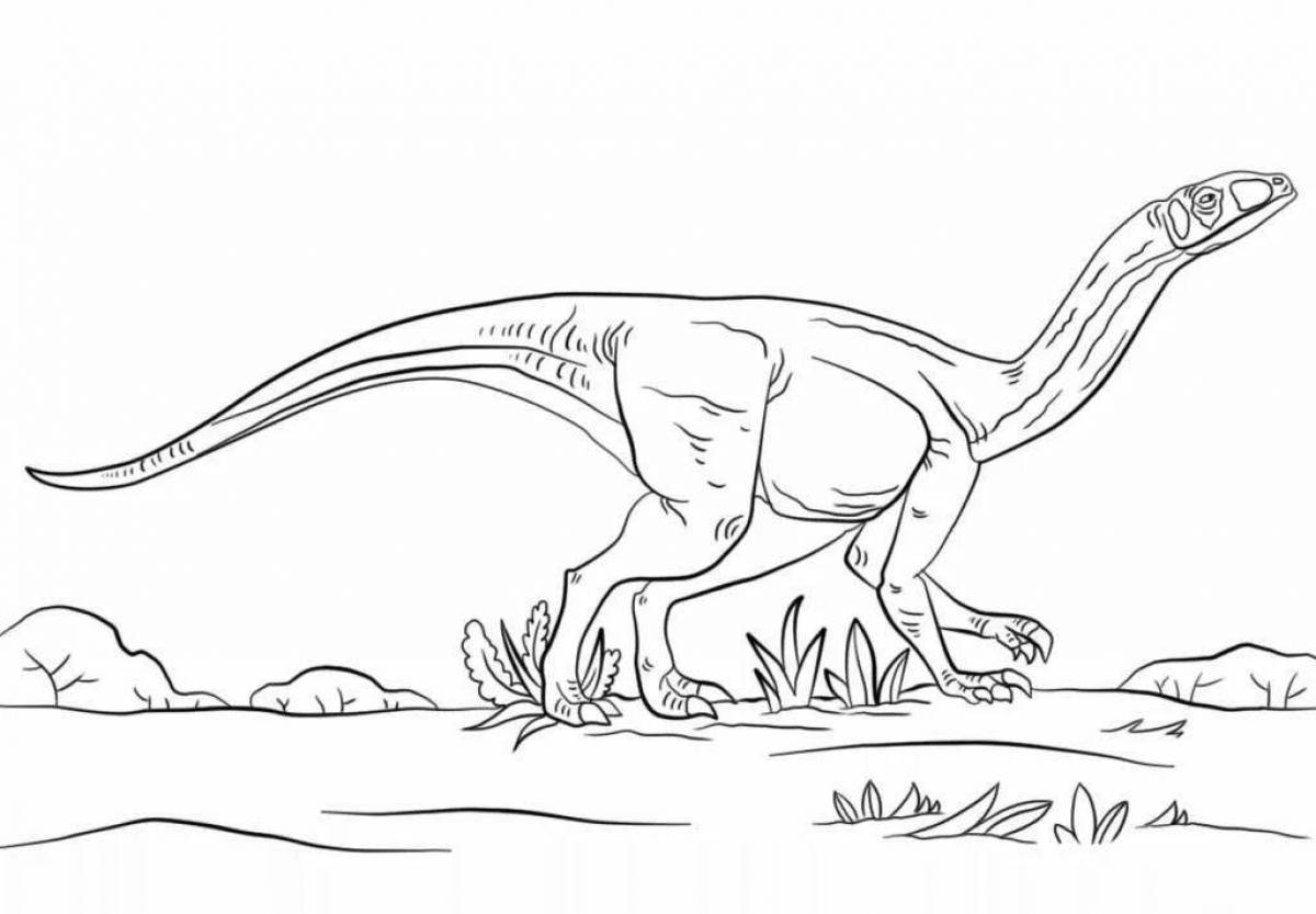 Потрясающая раскраска динозавры юрского периода