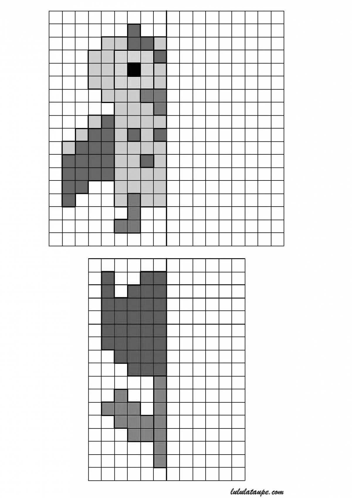 Fun cage coloring game