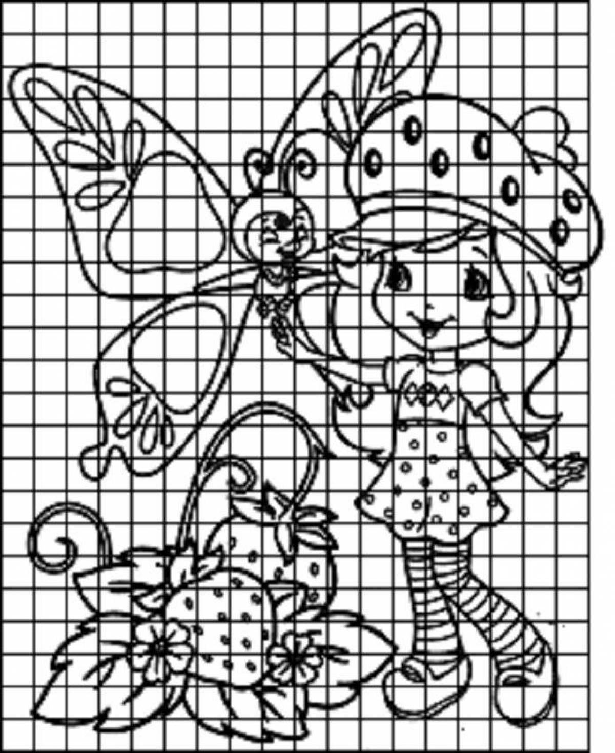 Adorable cage coloring game