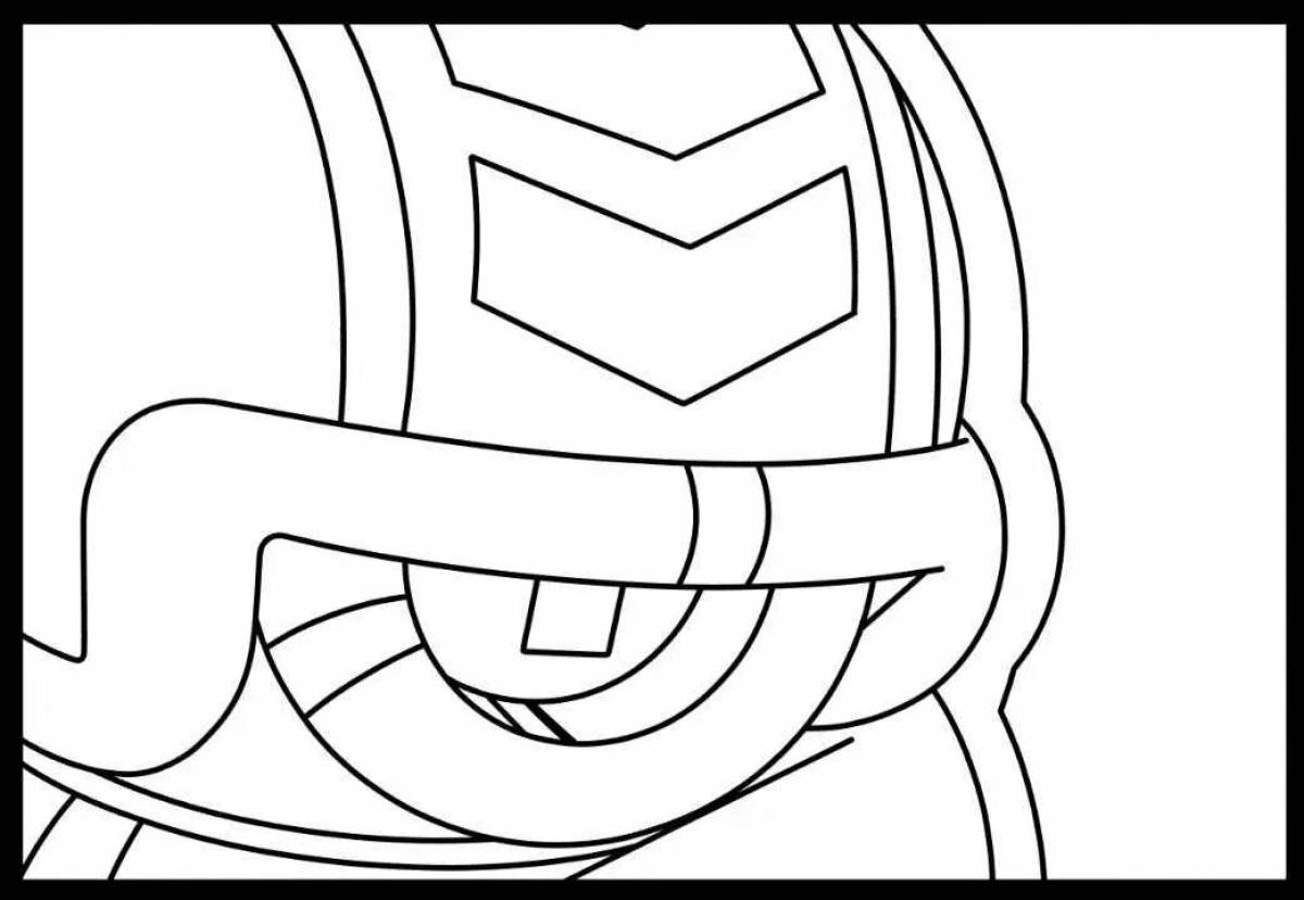 Exquisite coloring page icons from brawl stars