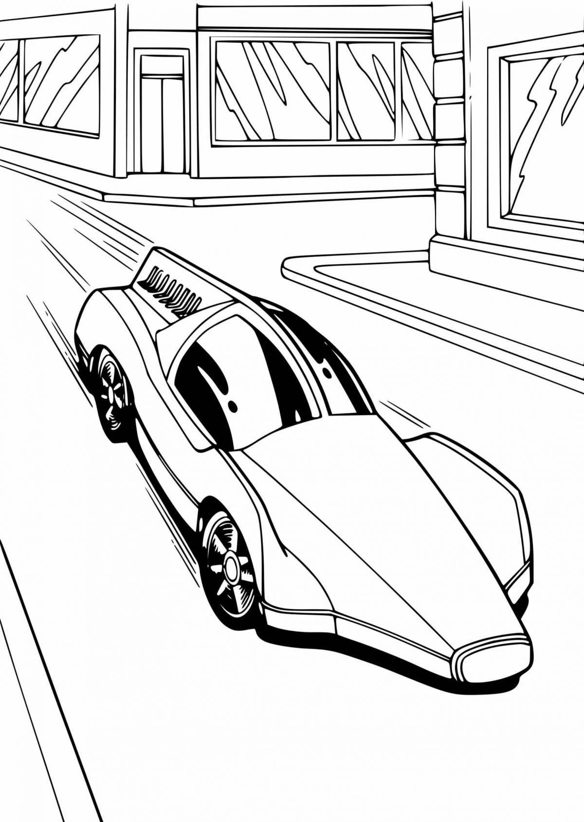 Adorable car coloring games for boys