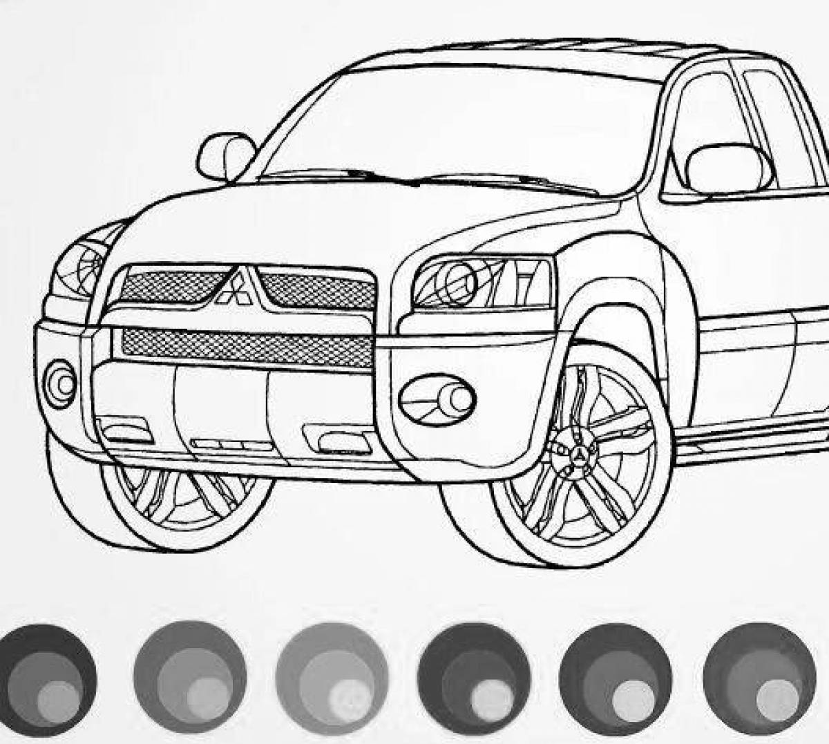 Wonderful car games for boys coloring