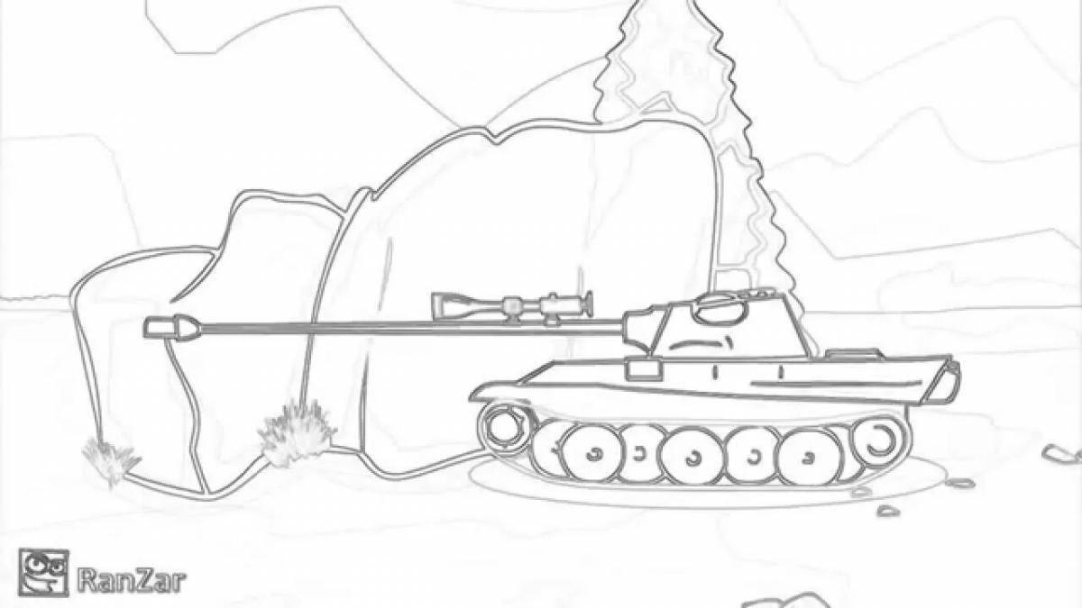 Fancy tank coloring