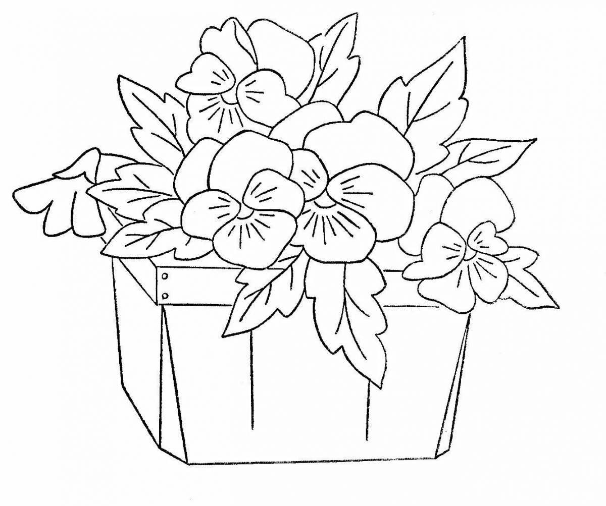 Potted violet for #4