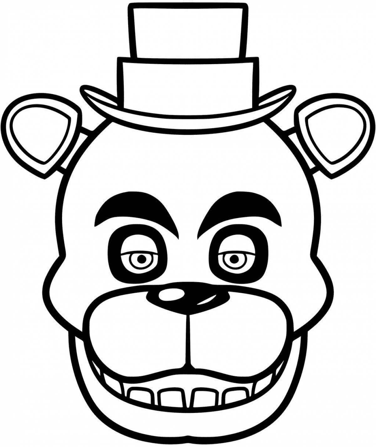 Fancy five nights at freddy coloring book