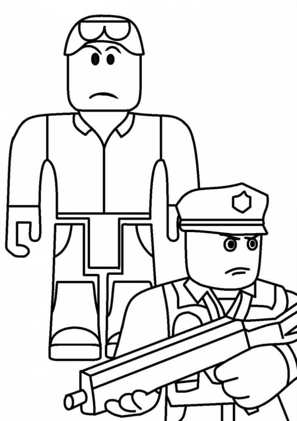 Outstanding roblox coloring book