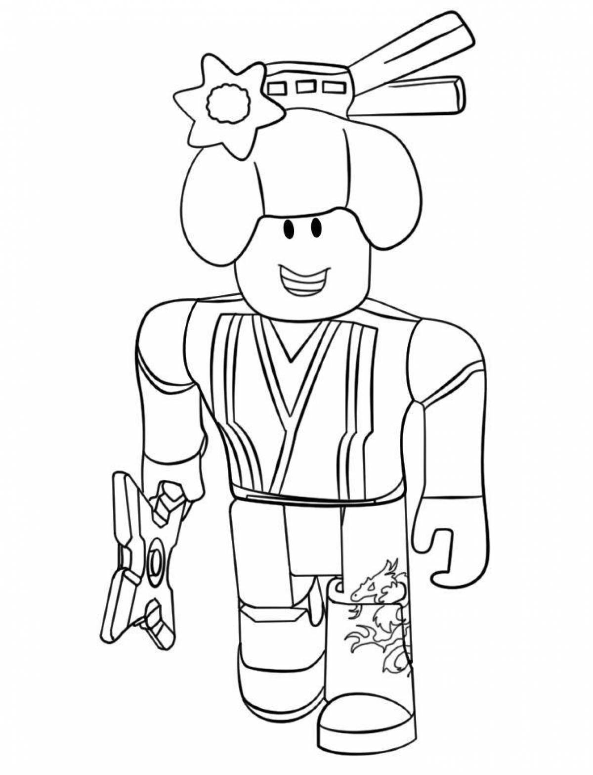 Roblox quality coloring book