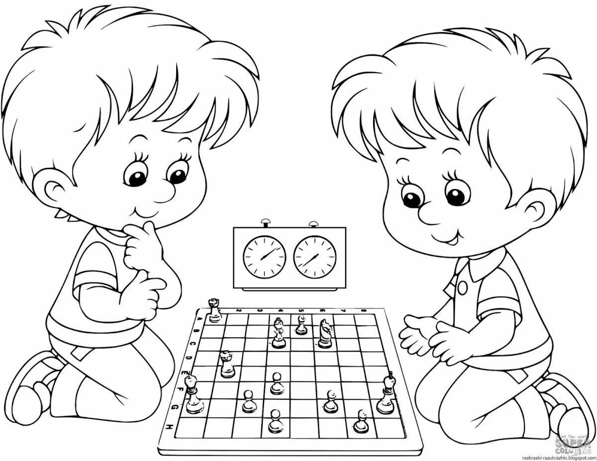 Детский игровой рисунок с цветными брызгами