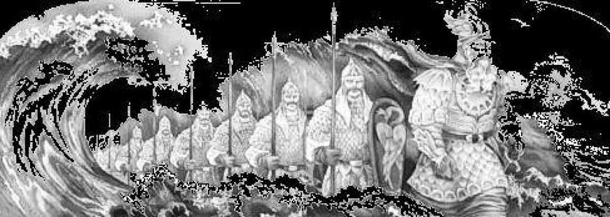 Coloring bright tsar saltan