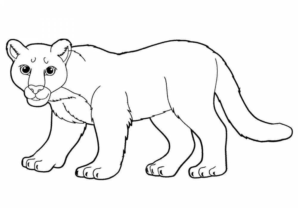 Amazing coloring pages for kids wild animals 2 3 years old