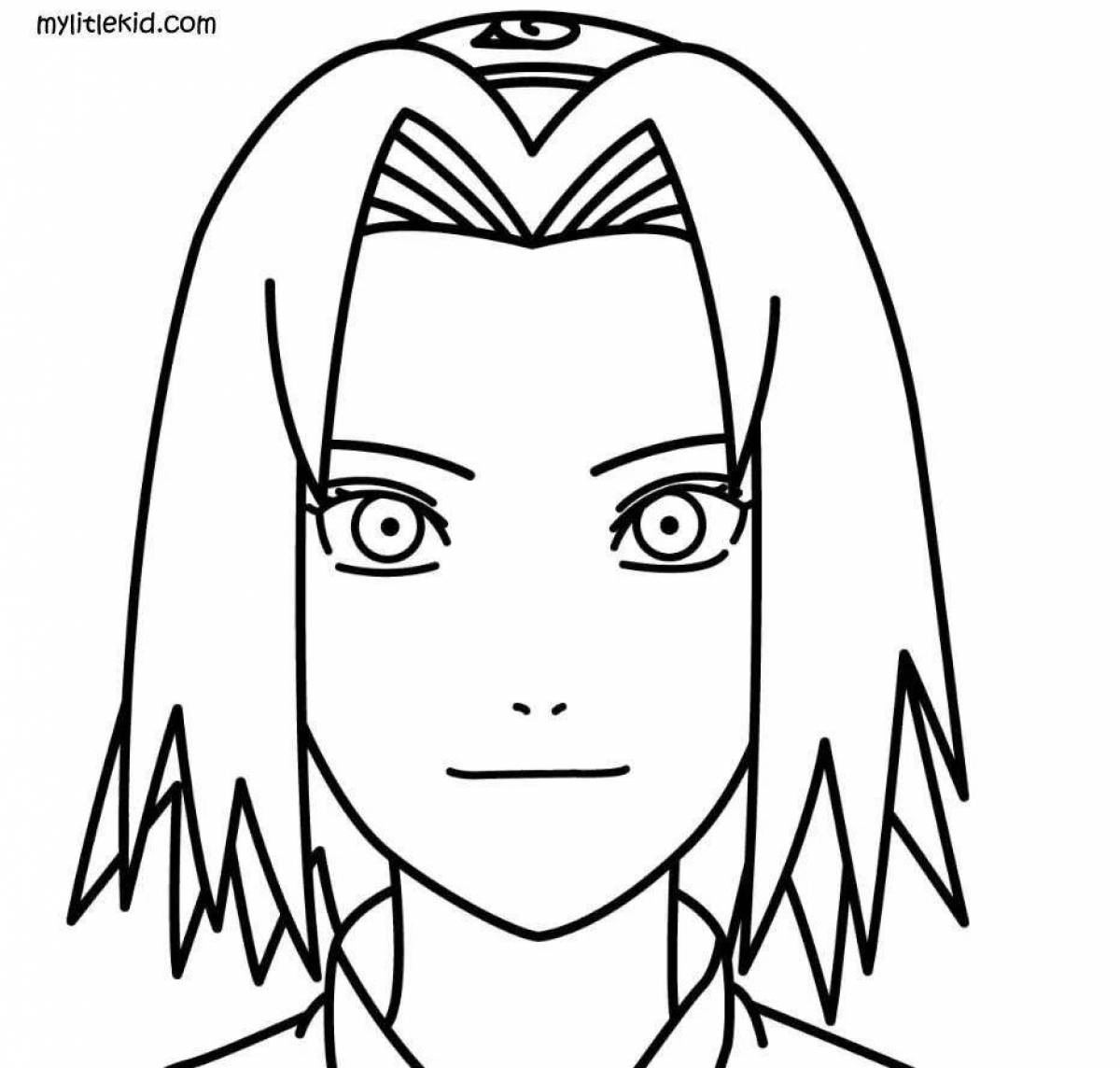 Amazing coloring book for girls 12 years old - naruto