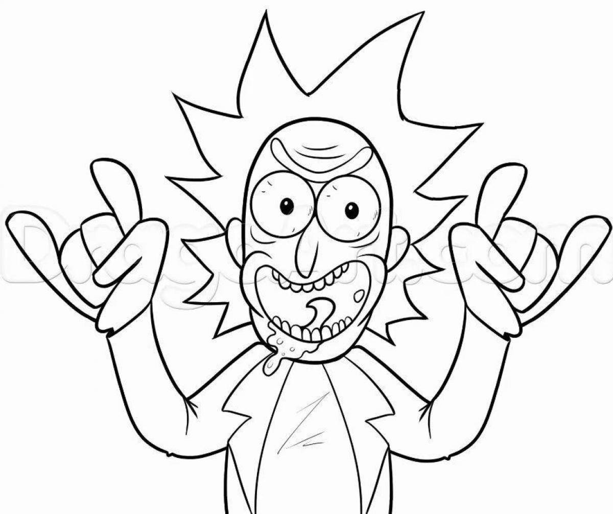 Live coloring morty