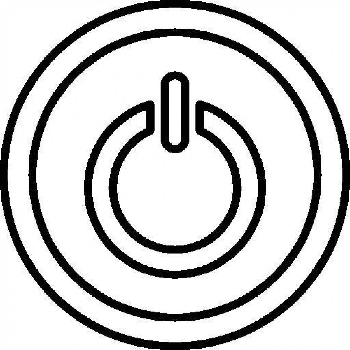 Intriguing coloring buttons