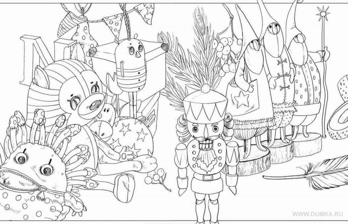 Inviting coloring page endless
