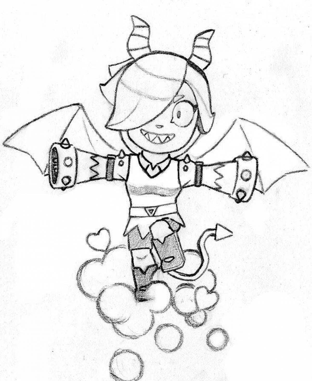 Великолепная раскраска колетт