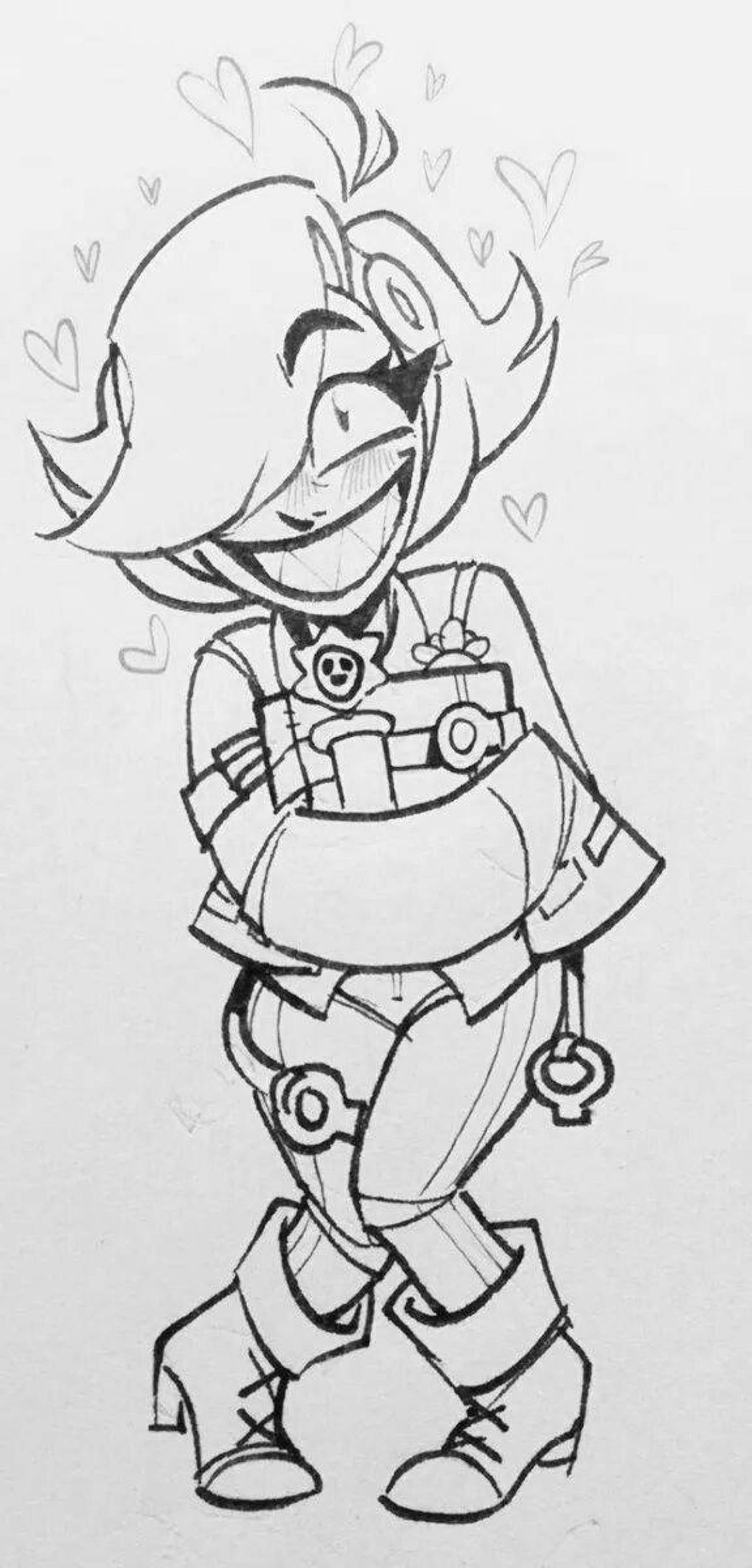 Креативная раскраска колетт