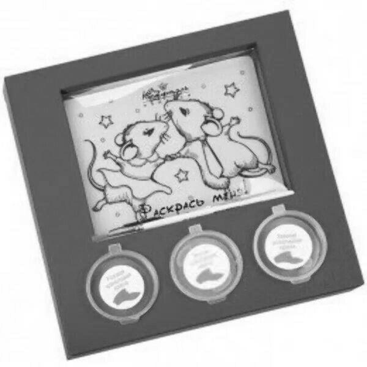 Color-frenzy confalel coloring page