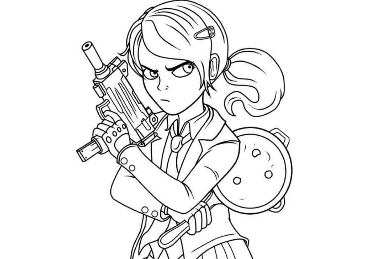 Photo Intensive coloring pubg