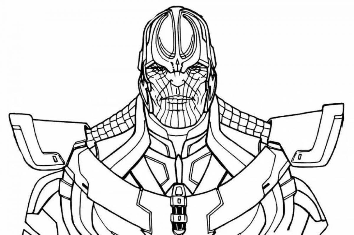 Rampant Tanus coloring page