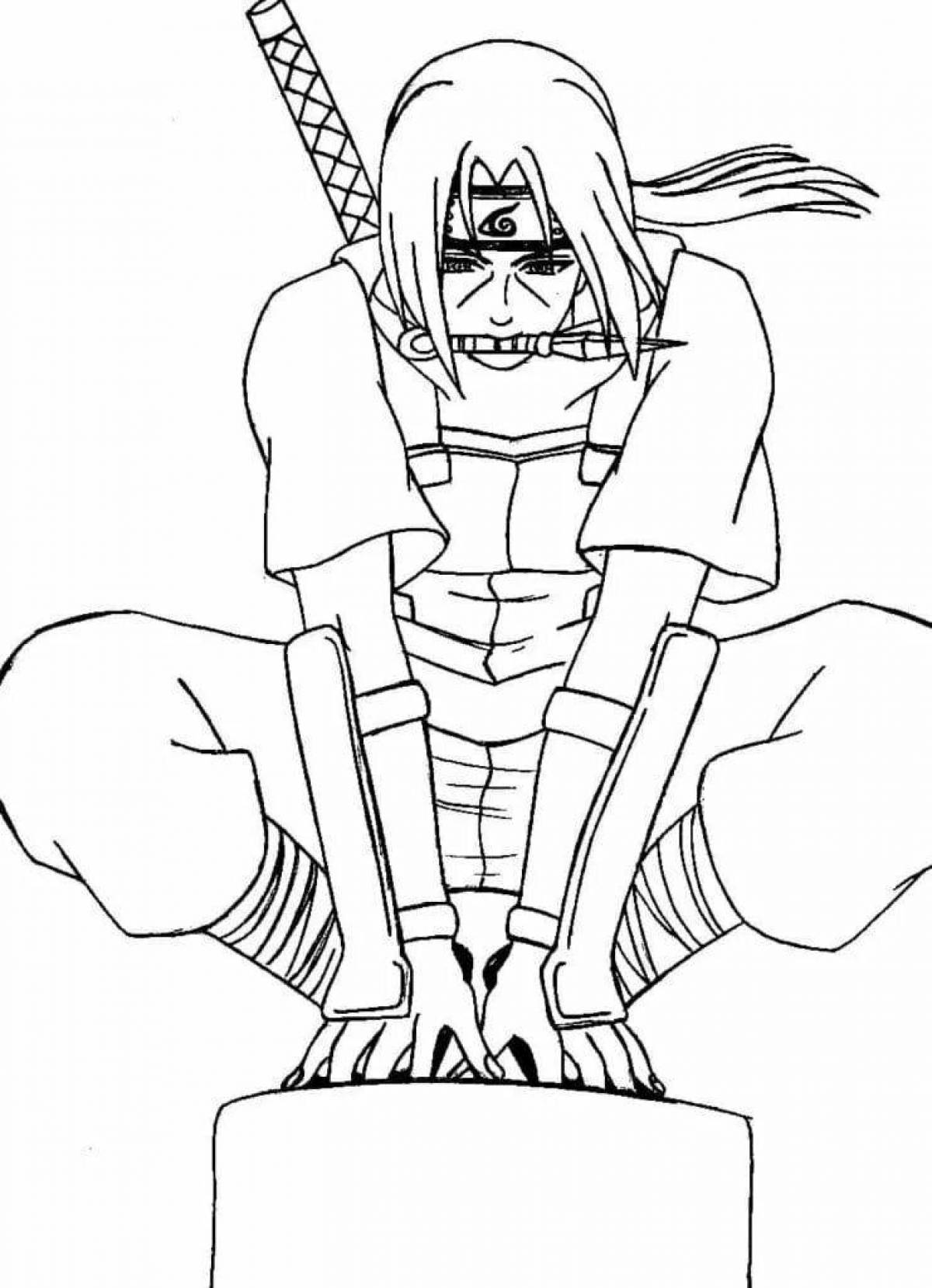 Great hidan coloring book