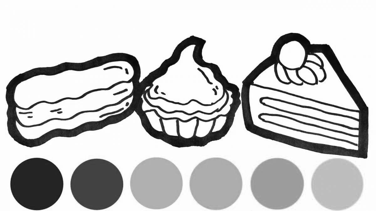 Coloring live eclair