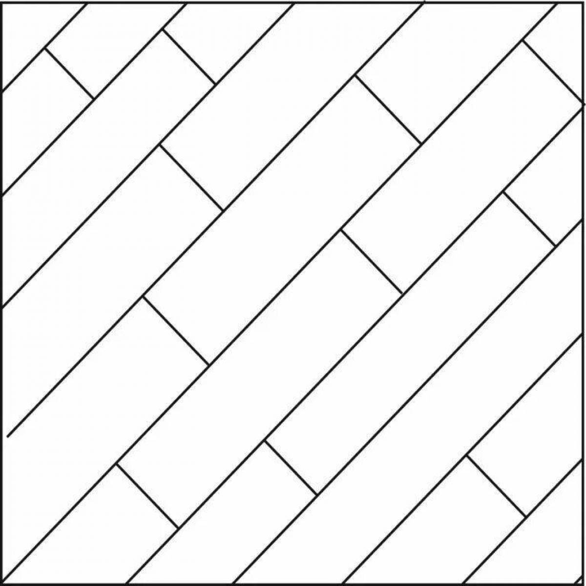 Fun coloring of the floor