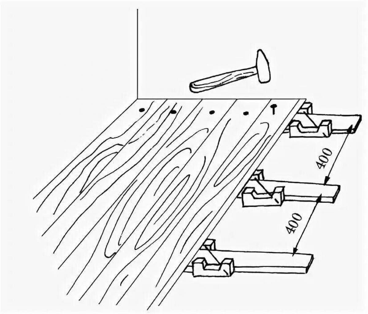 Innovative floor painting