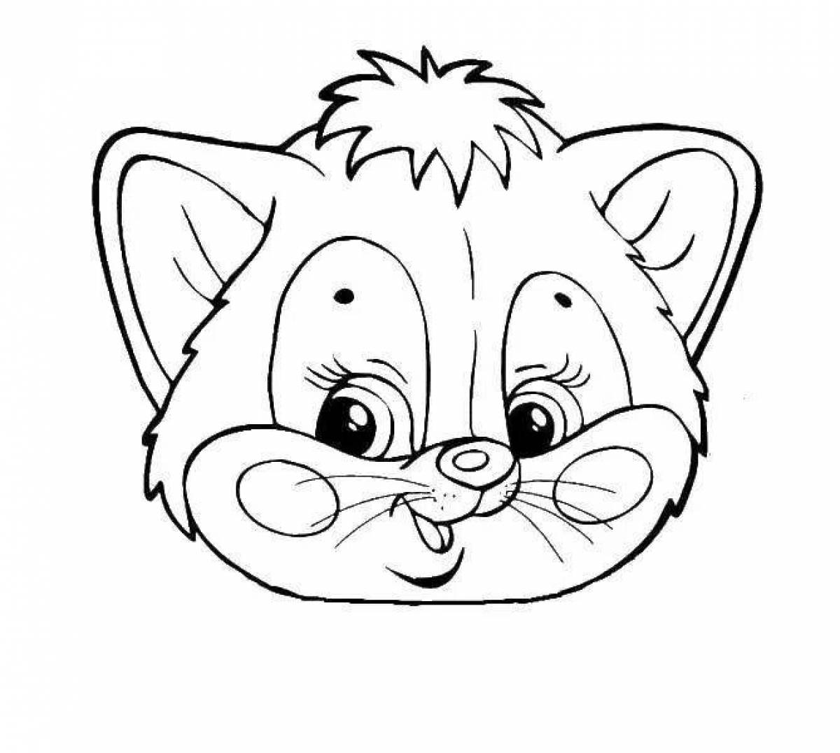 Coloring majestic faces